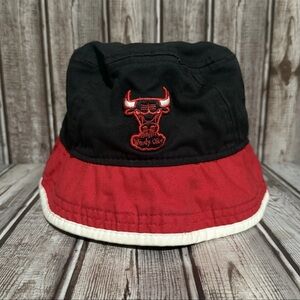 Chicago Bulls Windy City Bucket Hat New Era Hardwood Classics Size Medium‎